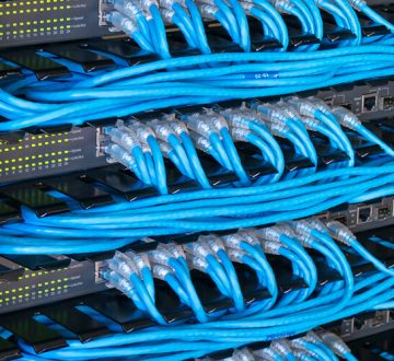 Providing power & data  for office networks including rack installation & termination.